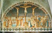 Fra Angelico Crucifixion and Saints oil painting reproduction